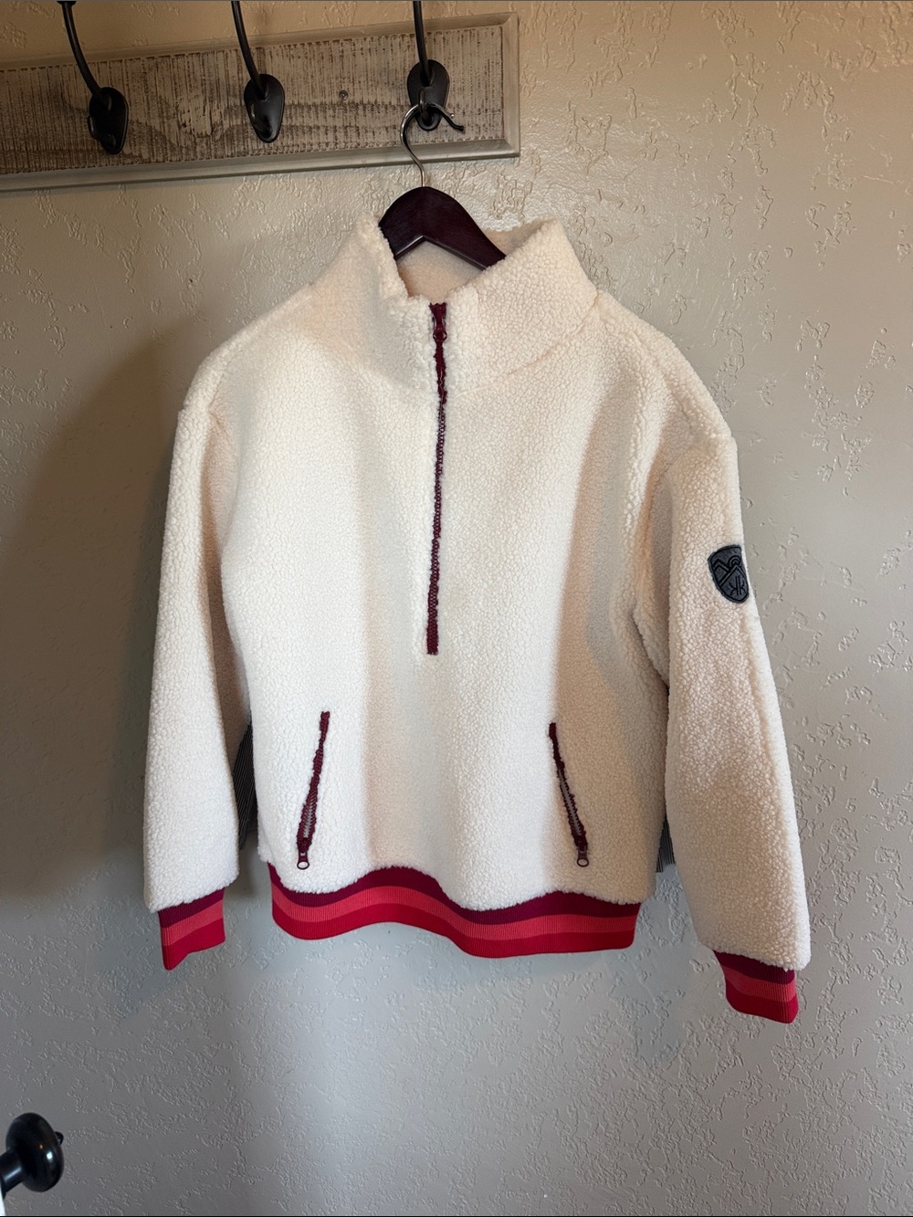 Krimson Klover Sherpa Fleece Jacket Pullover M